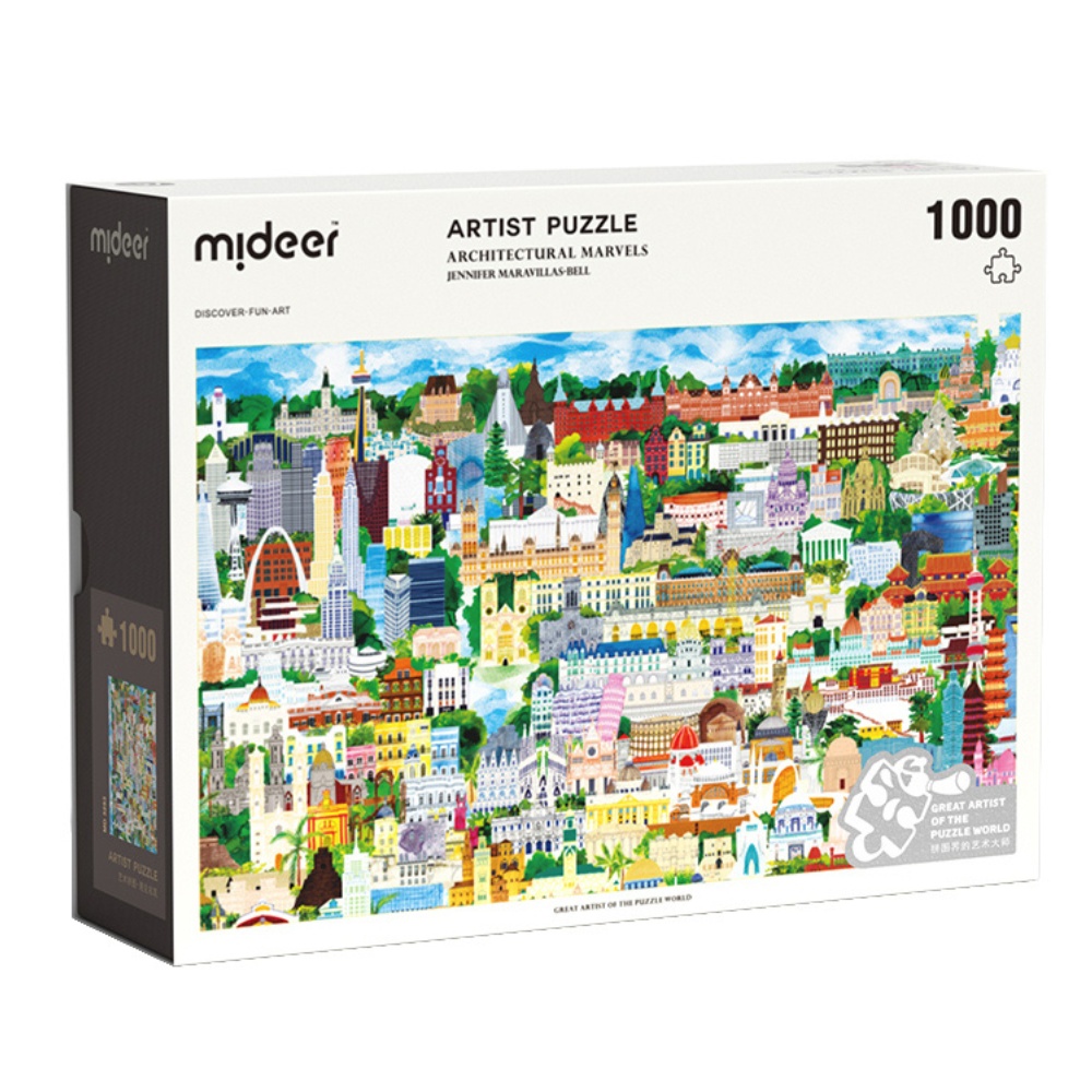 Architectural Marvels - 1000 Piece Jigsaw Puzzle in Gift Box