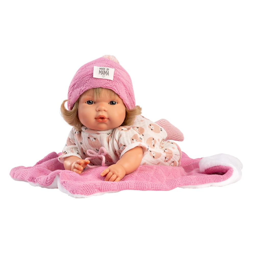 Baby Girl Doll with Crying Mechanism, Clothing, & Accessories: Lola - 38cm