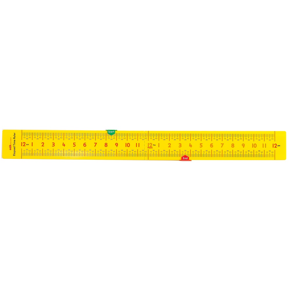 EDX Education - Elapsed Time Ruler Folding - 1pc