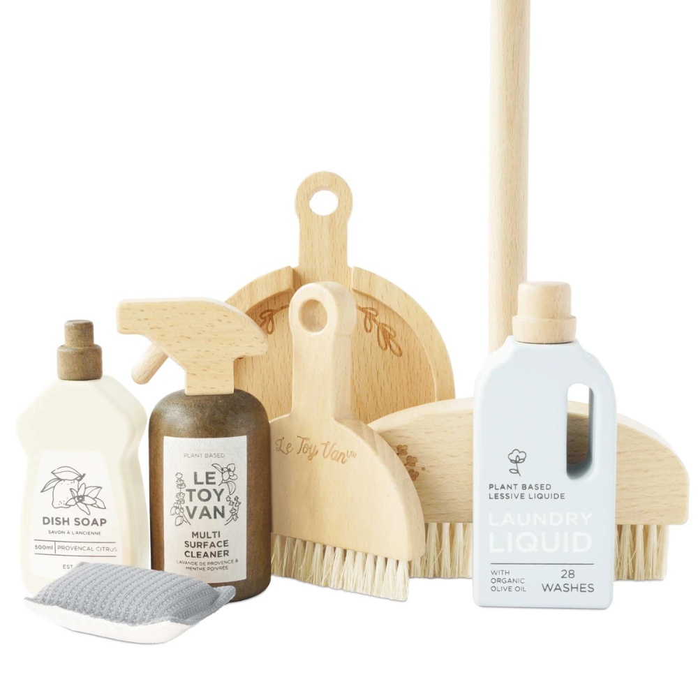 Wooden Cleaning Set - 7pcs