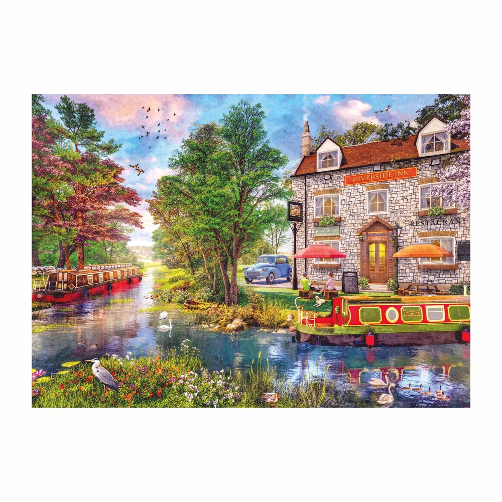 Gibsons - Riverside Inn - 1000 Piece Jigsaw Puzzle