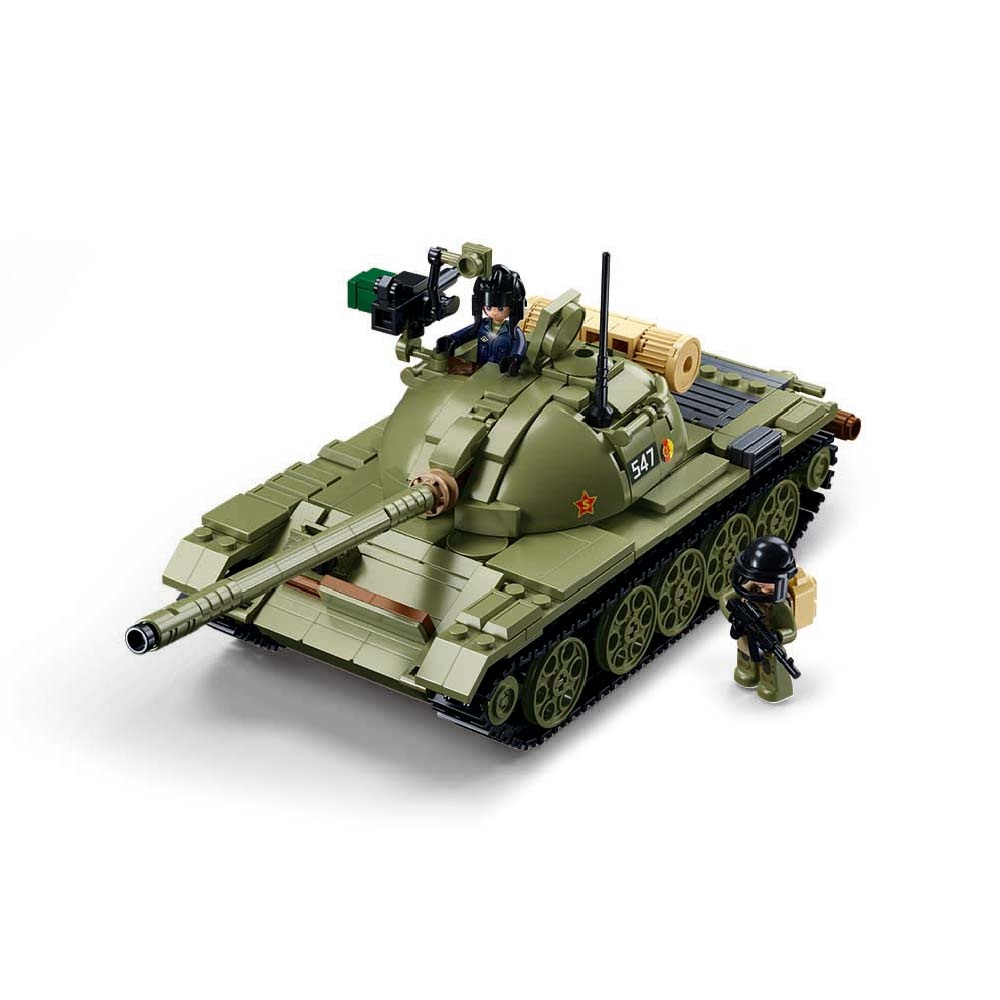 Sluban Building Set: Model Bricks - Medium Tank 3-in-1 - 604pcs