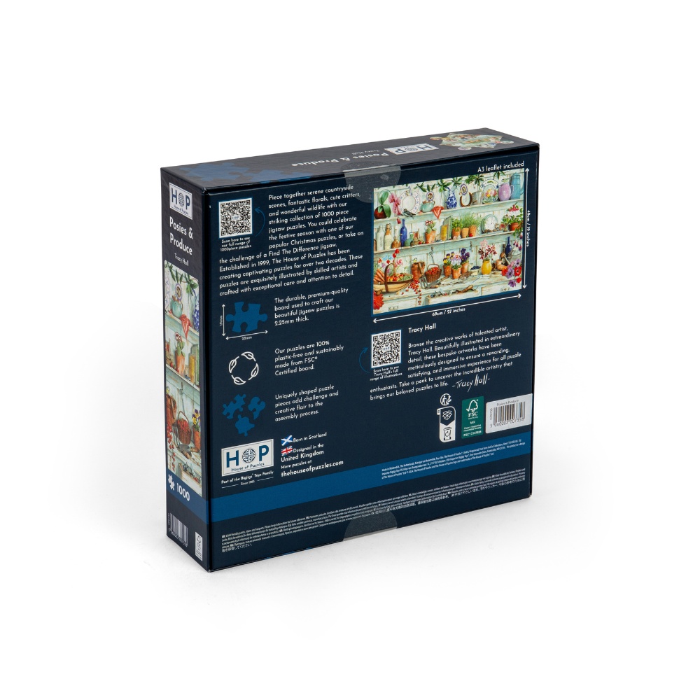 Posies & Produce - 1000 Piece Jigsaw Puzzle
