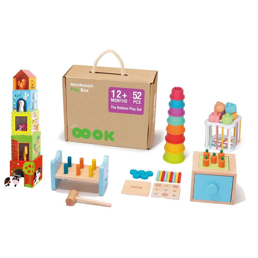 Montessori Activity Box The Thinker Playset - 7-12 Months