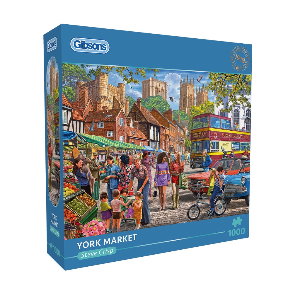 Gibsons - York Market - 1000 Piece Jigsaw Puzzle