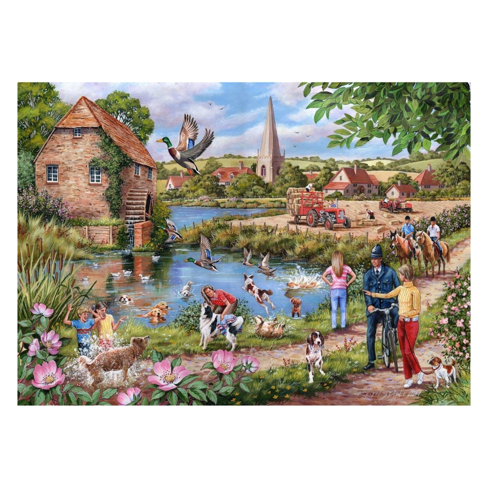 Doggy Paddle - 1000 Piece Jigsaw Puzzle