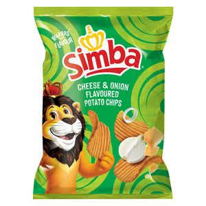 Simba Cheese & Onion Crisps - 12 x 120g