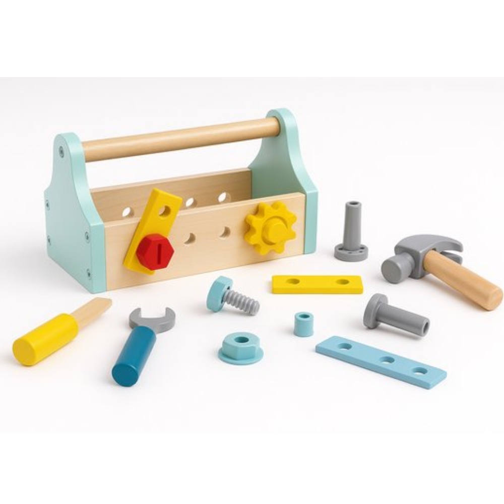 Pretend Play Take-Along Tool Box Toy Set
