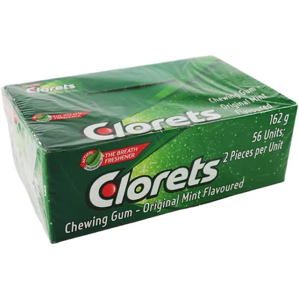 Clorets Mint Gum - 60 Two-Piece Packs