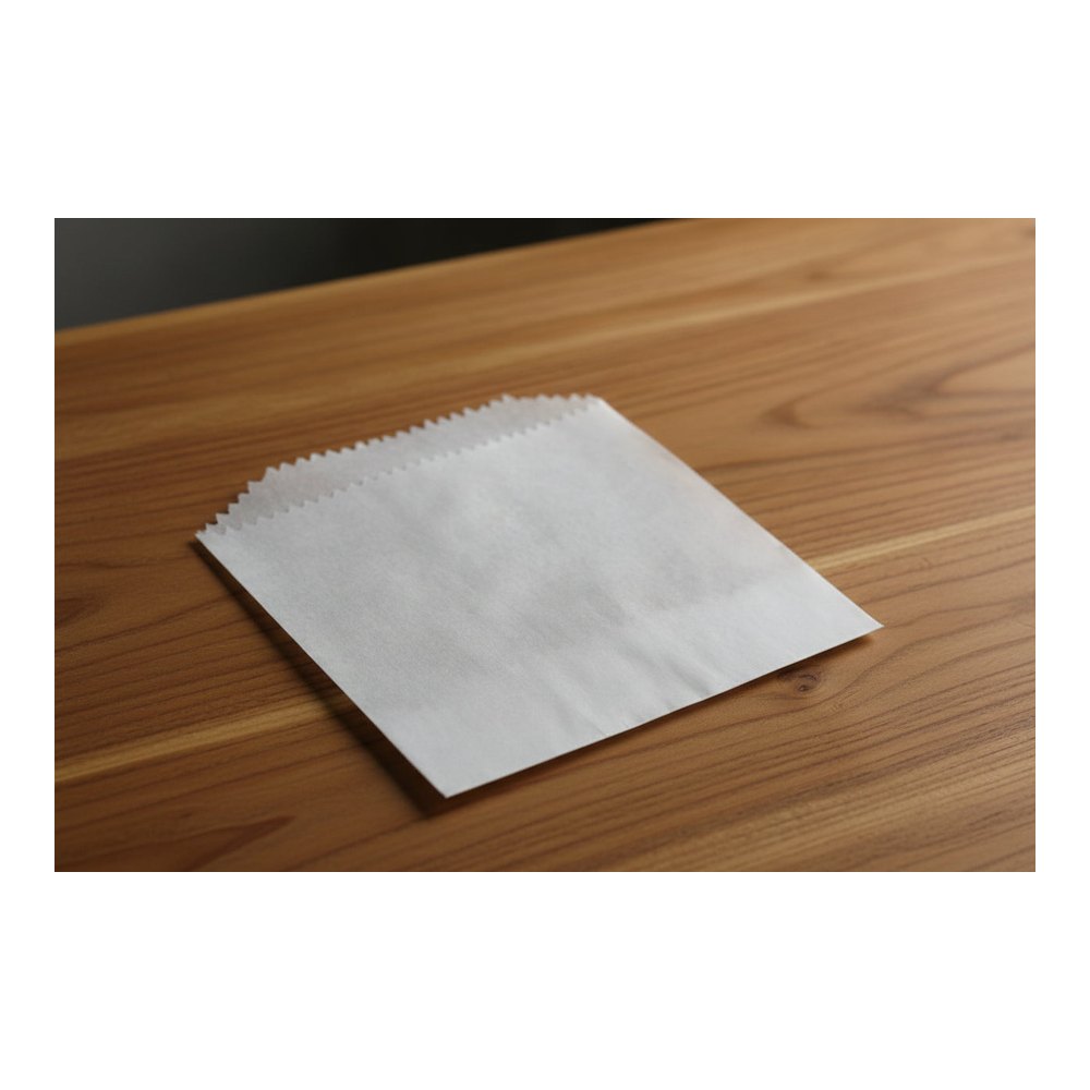 Greaseproof white CHIP Bag 6oz(117X115)(100)