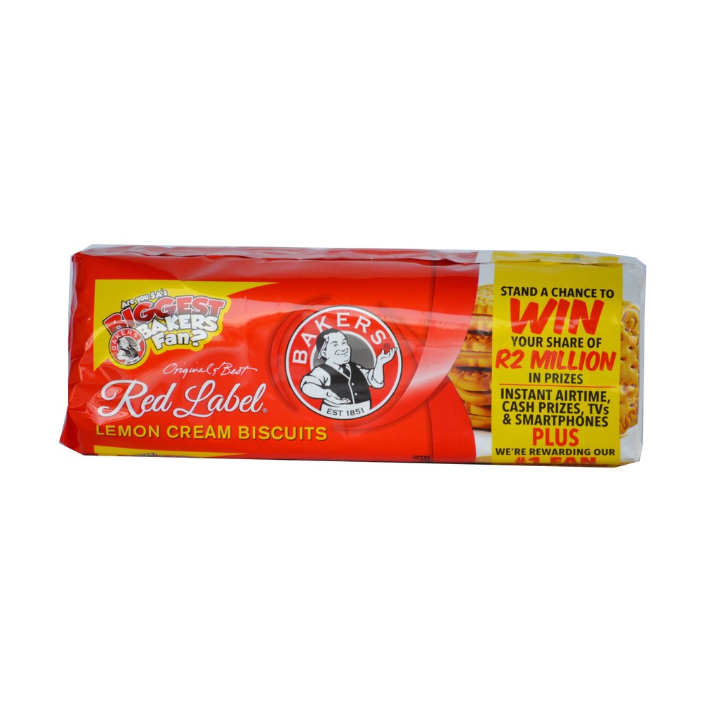 BAKERS R/L LEMON CREAMS 200G 5 For R100 — 12 units