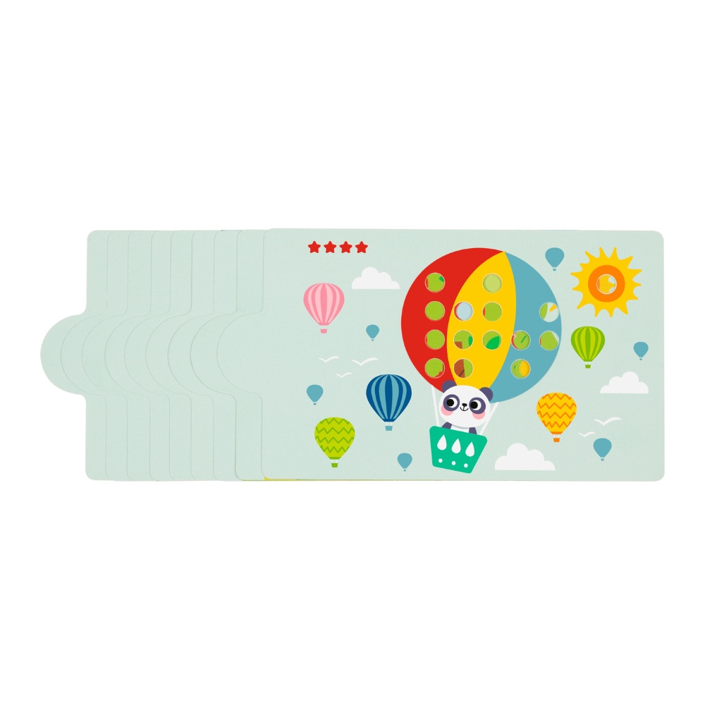 hi Pando - Magnetic Pegboard Maze with Activity Cards - 12pcs