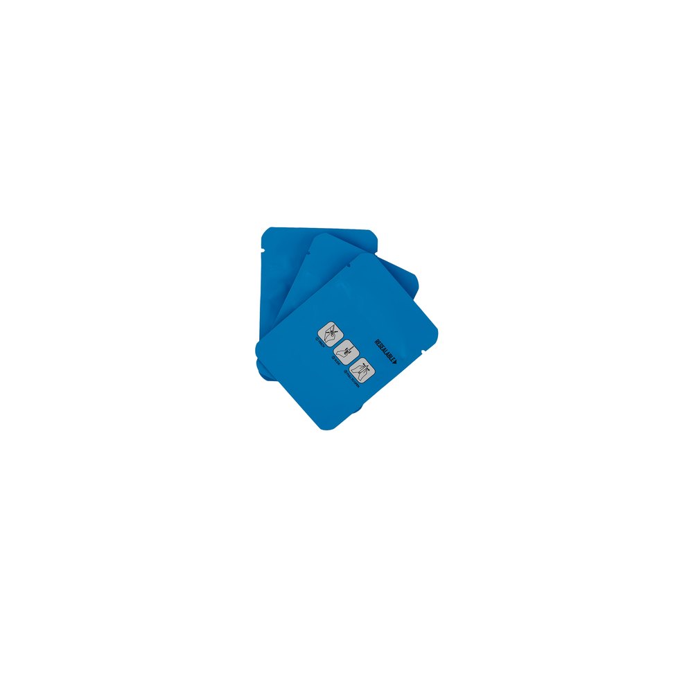 Unbranded Matte Blue Child-Resistant Mylar Bag 1g - 100 Bags