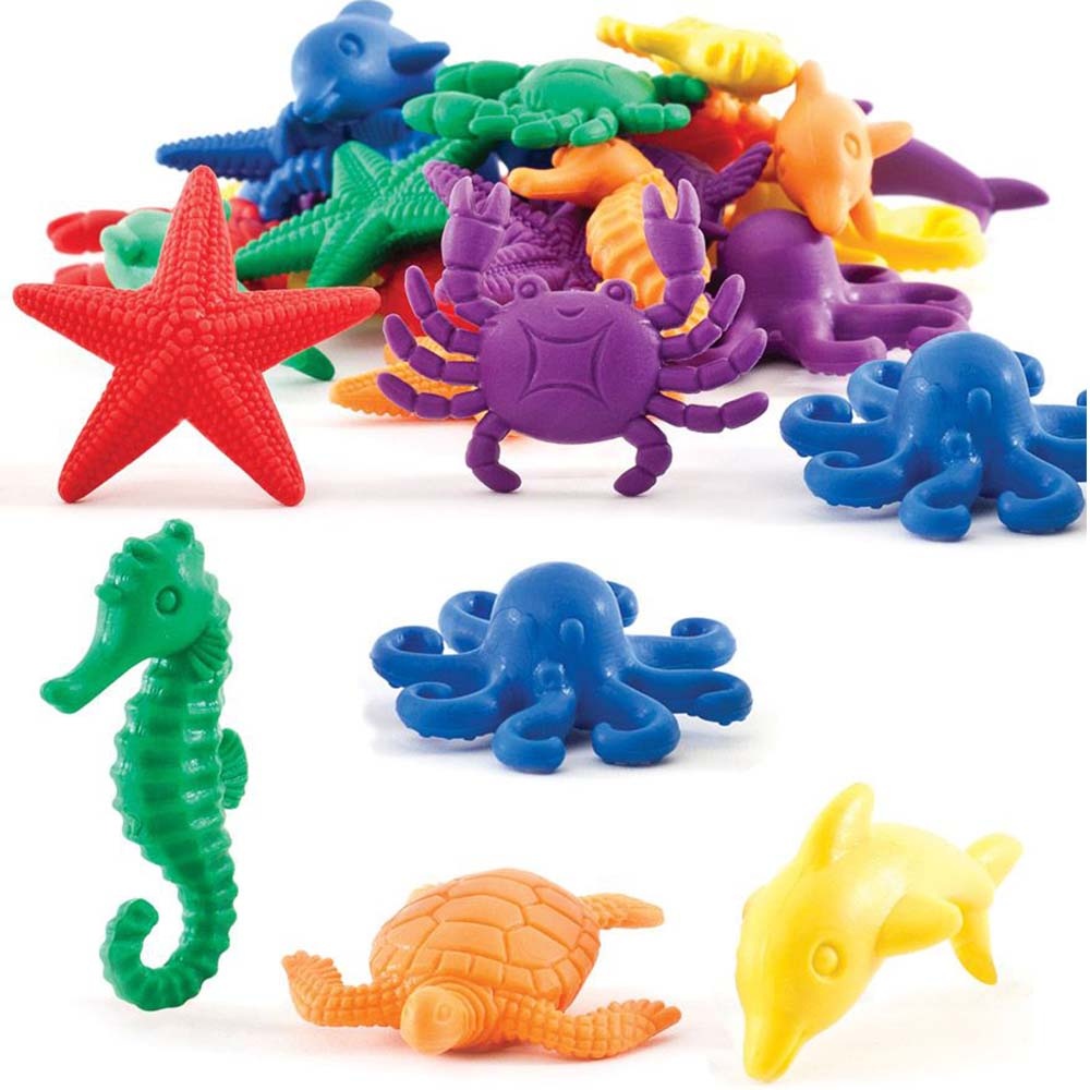 Counters - Aquatic 6 Colours - 84pcs Polybag