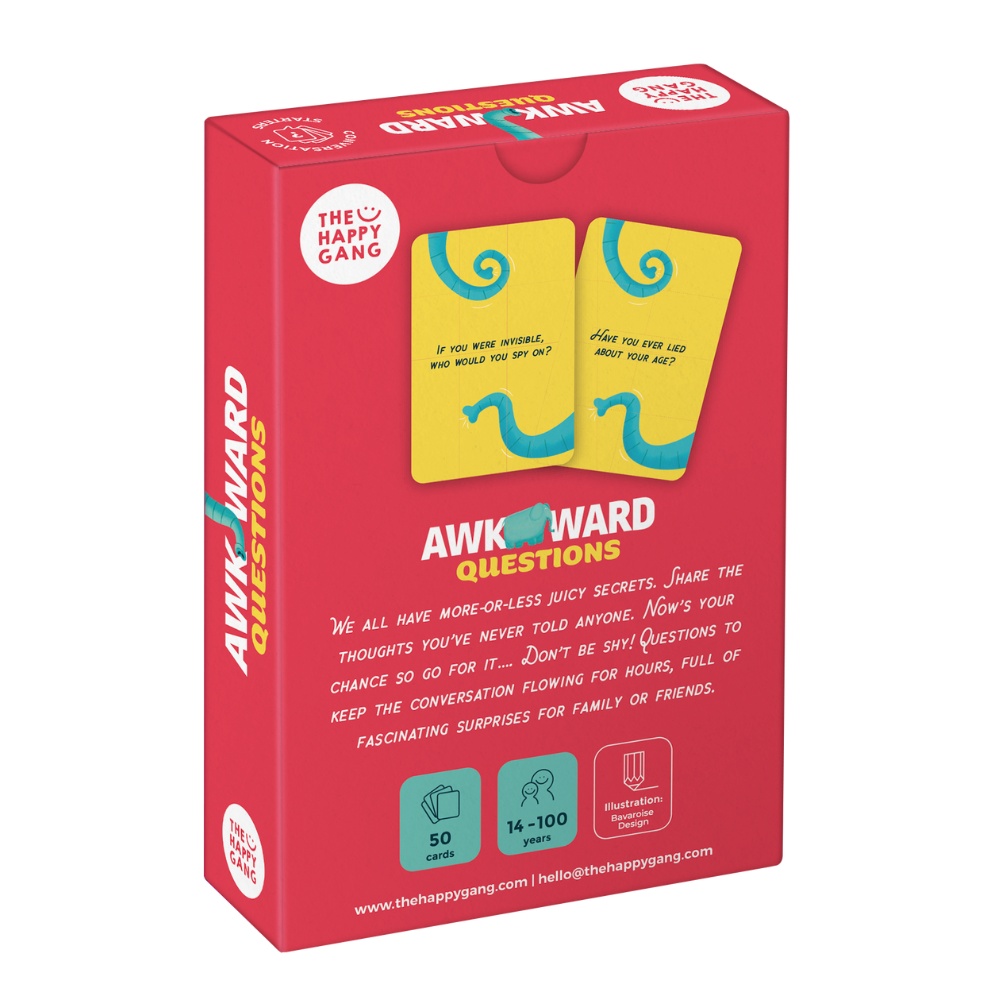 Awkward Questions Family Card Game for Kids & Adults