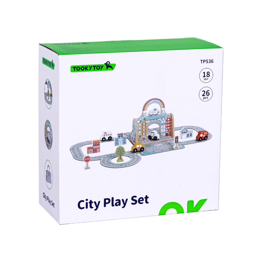 Pretend Play Story Box: City Toy Set in Carry Case