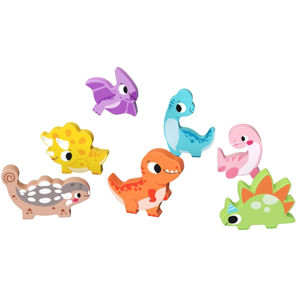 Wooden Chunky Dinosaur Puzzle