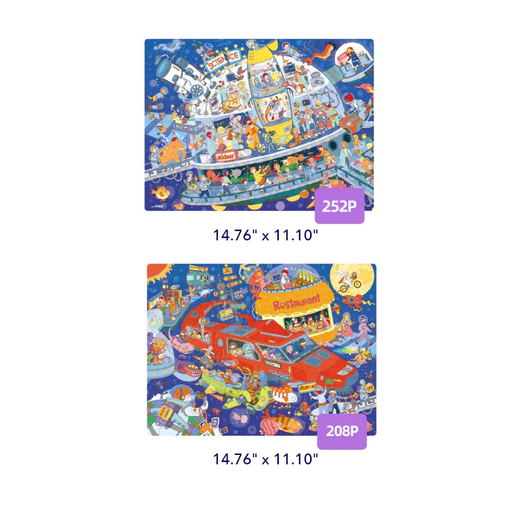 Level Up Jigsaw Puzzle for Kids - 2-in-1 - Level 7 Star Trek