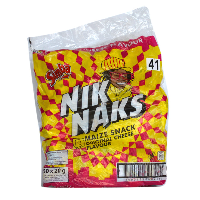 Simba NikNaks Cheese - 50 x 20g