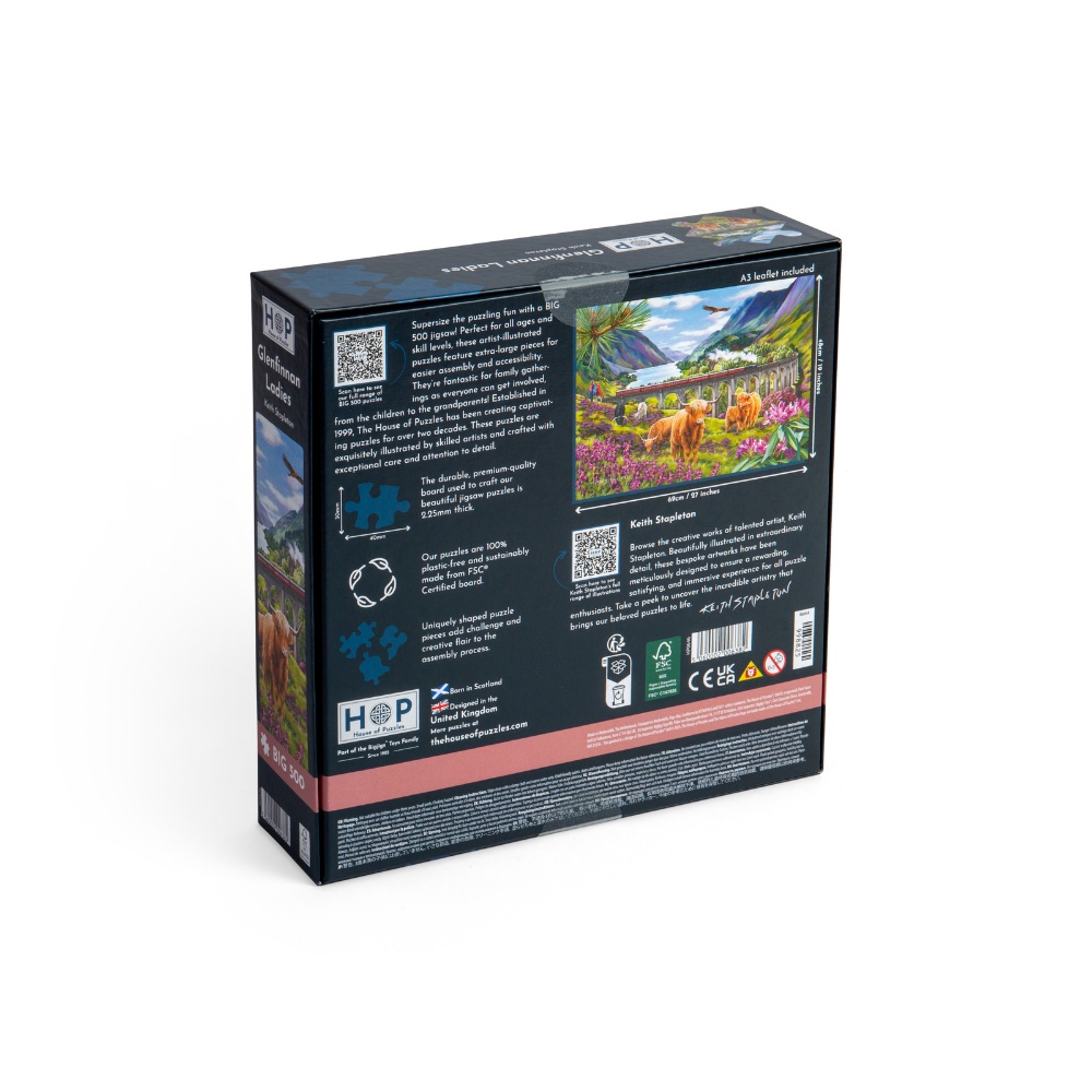 Glenfinnan Ladies - XL Pieces - 500 Piece Jigsaw Puzzle