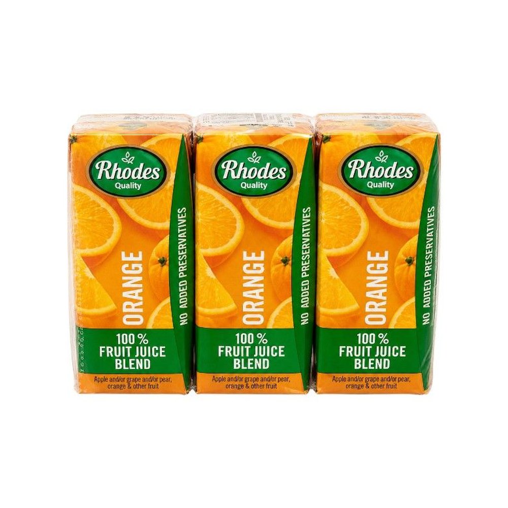 Rhodes 100% Fruit Juice Blend - 6 x 200ml
