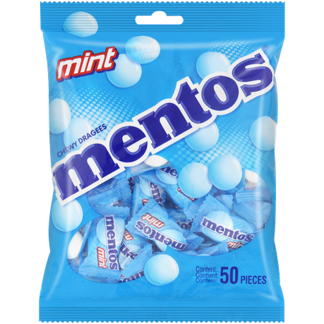 Mentos Mint Mono Sweets - Pack of 50