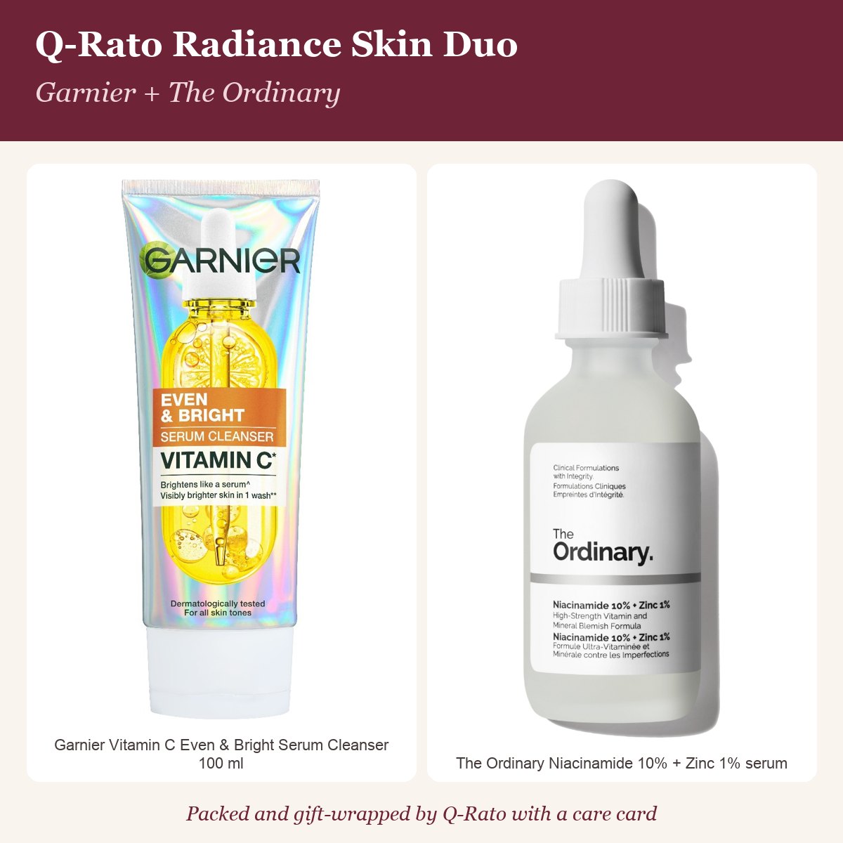 Q-Rato Radiance Skin Duo