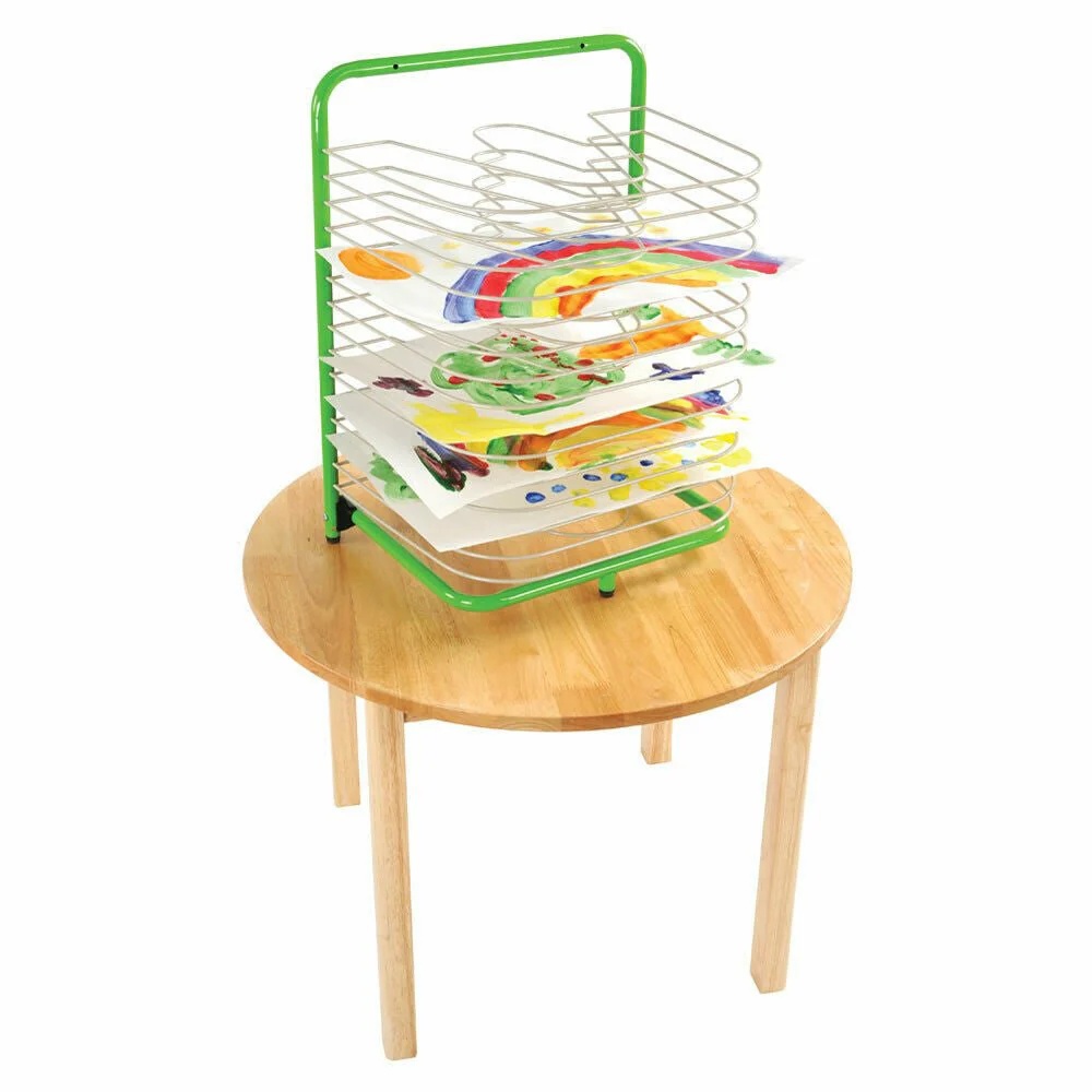 Desk Top/ Wall Mounted Art Drying Rack - 15 Shelves