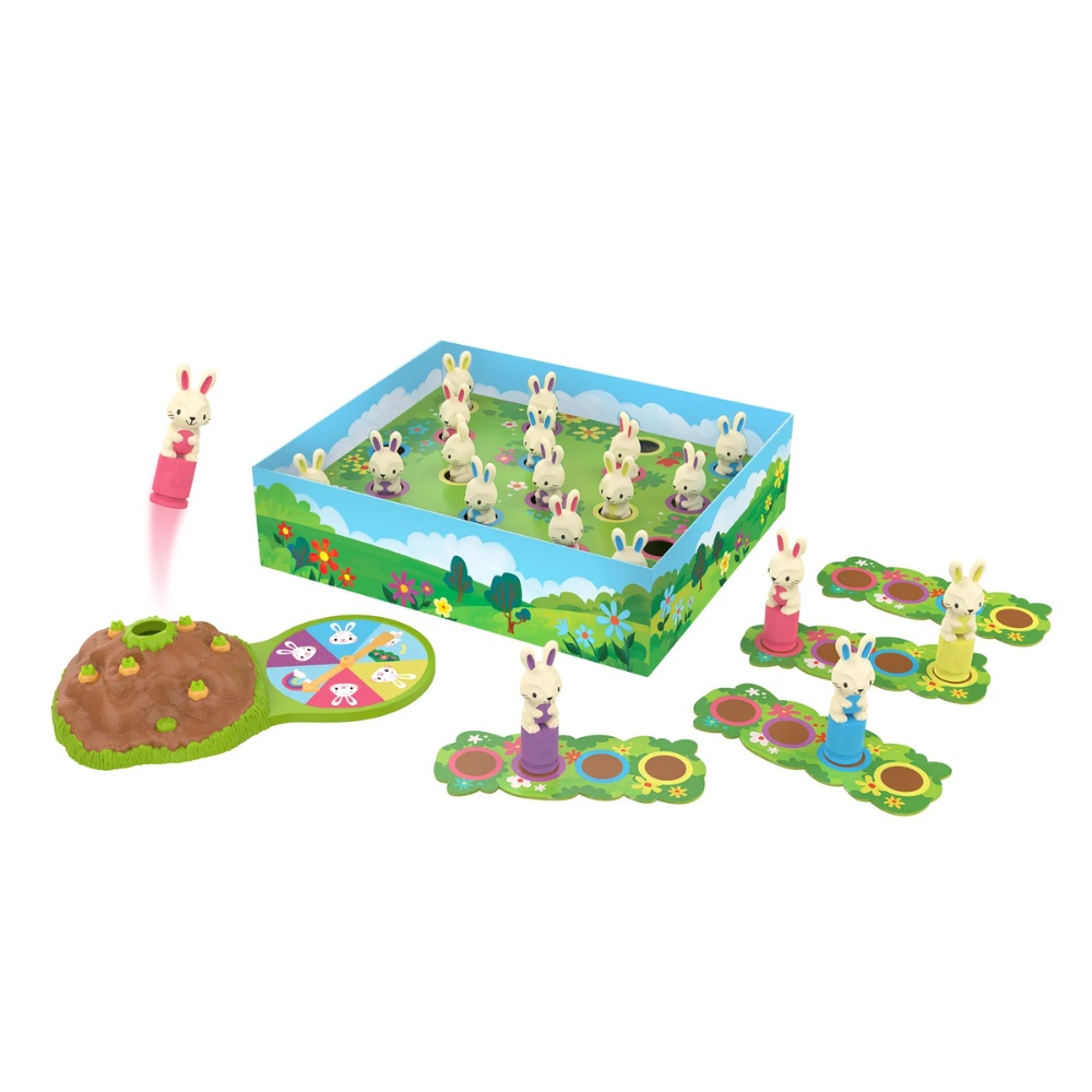 Pop Pop Bunny Hop - Colour Matching Memory Game for Kids