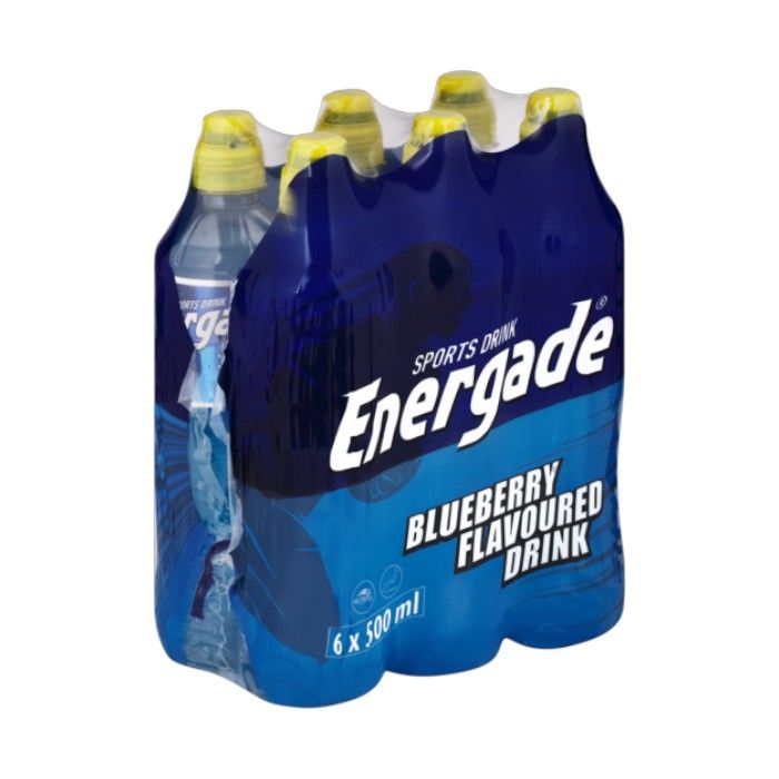 Energade Blueberry Sports Drink - 6 x 500ml
