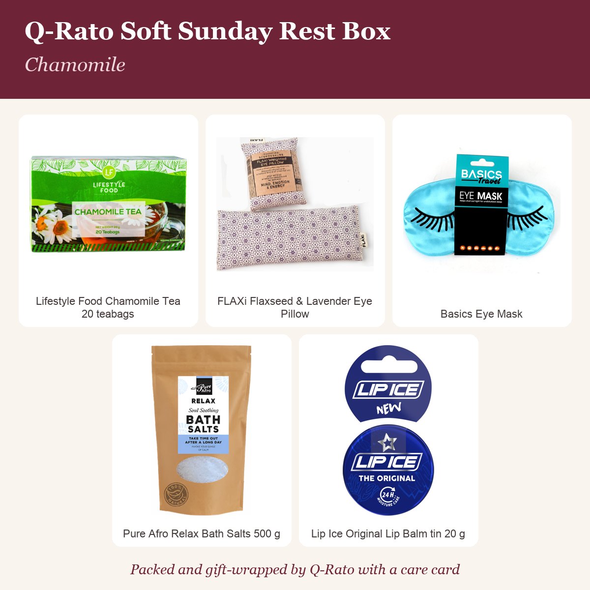 Q-Rato Soft Sunday Rest Box