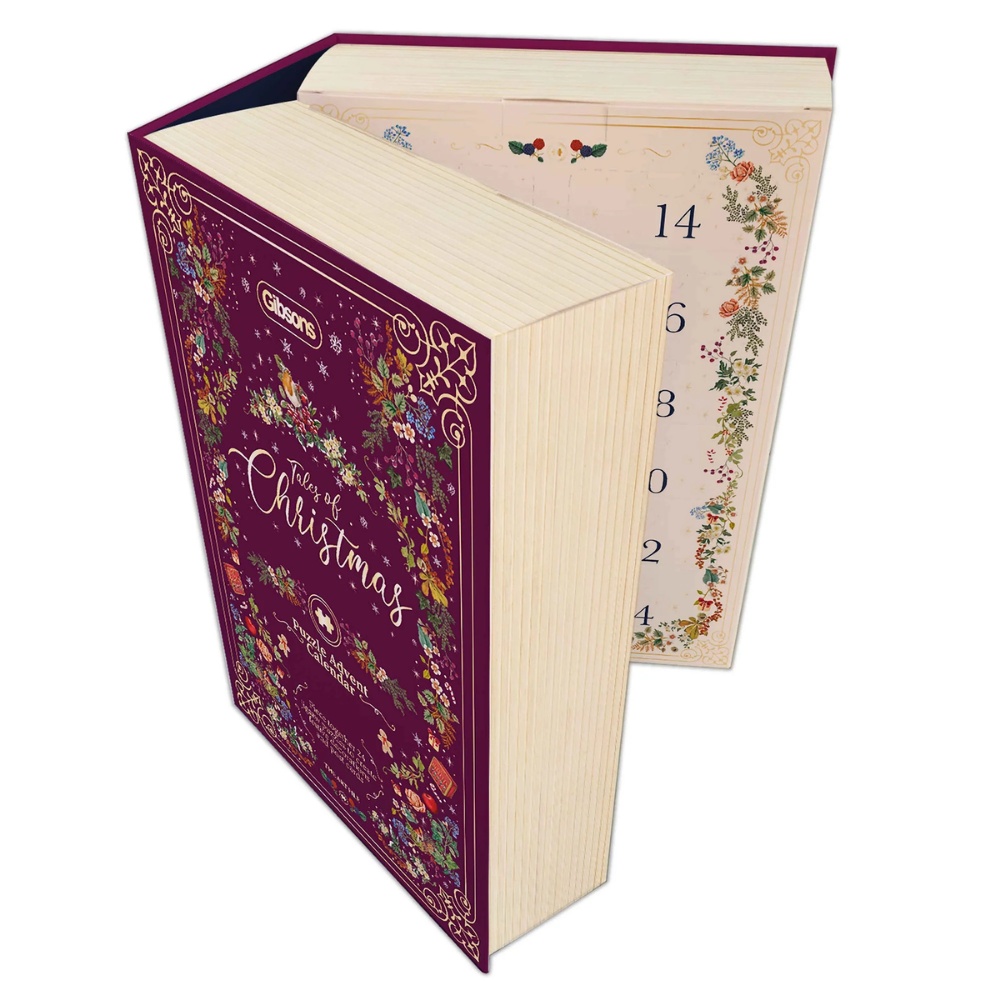 Gibsons - The Art File: Tales of Christmas Advent Calendar - 24 Mini Jigsaw Puzzles