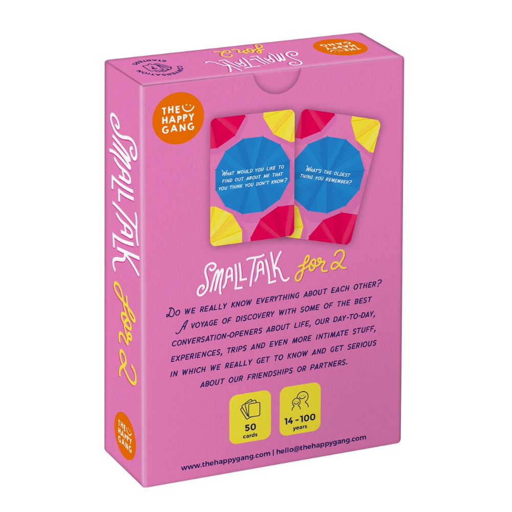 Small Talk for 2 Family Card Game for Couples & Friends