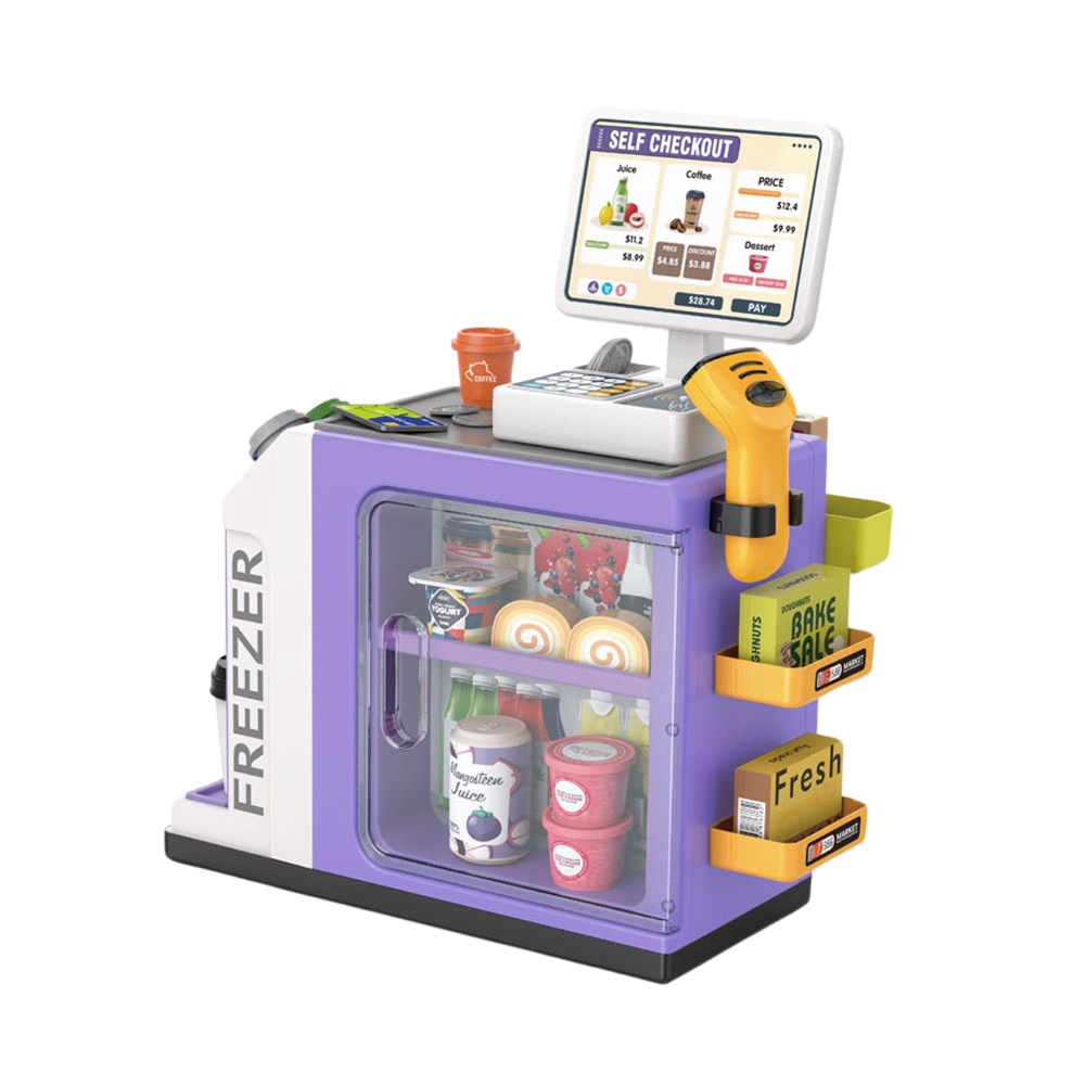 Pretend & Play Grocery Store with Lights & Sound Effects - 46 Pieces-**