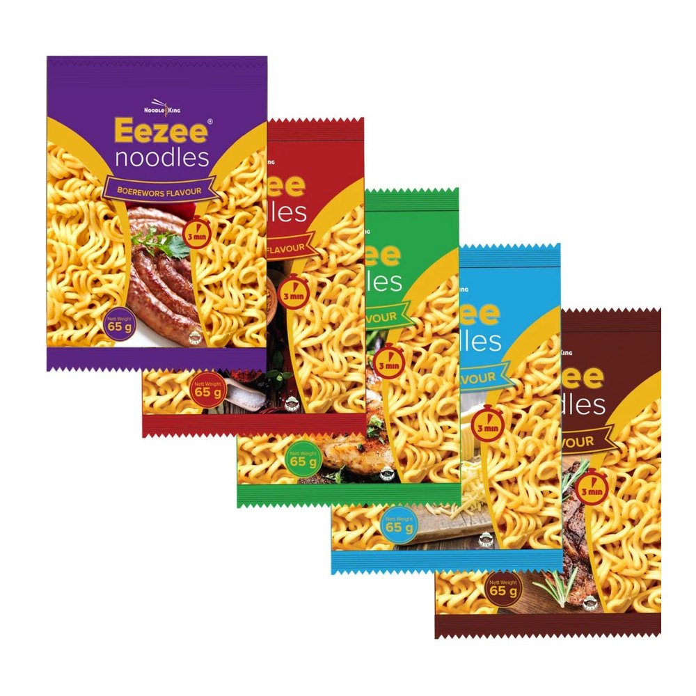 EEzee Noodles All Flavours 5×65G (Hot Spicy) — 3 packs