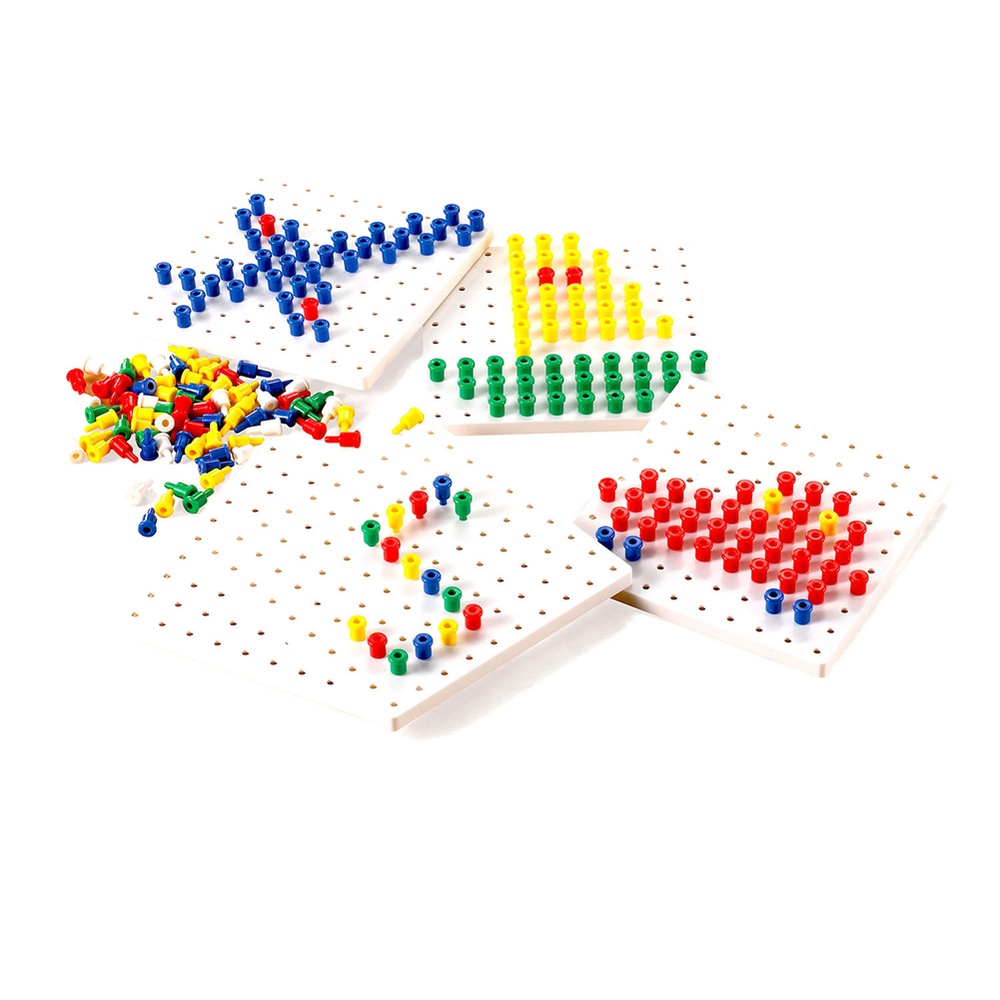Pegboard Set S 5pc & 1000 Pegs Polybag