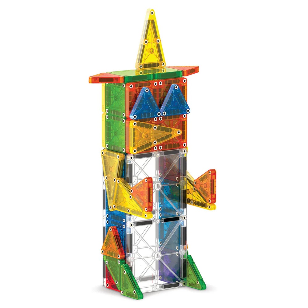Magna-Tiles - Magnetic Construction Set - microMAGS Deluxe Set - 70pcs