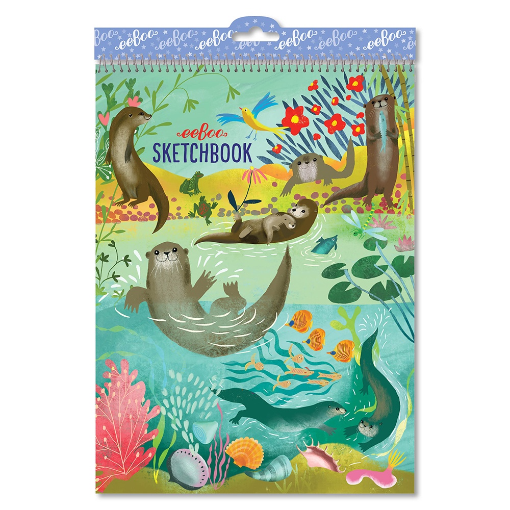 eeBoo - Otters at Play Sketchbook