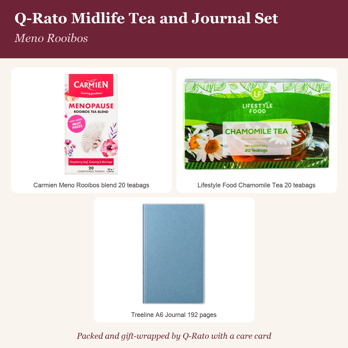Q-Rato Midlife Tea and Journal Set