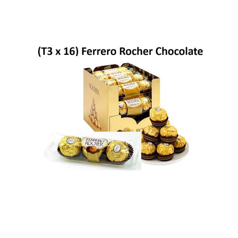 Ferrero Rocher Three-Piece Packs - 16 Three-Piece Packs