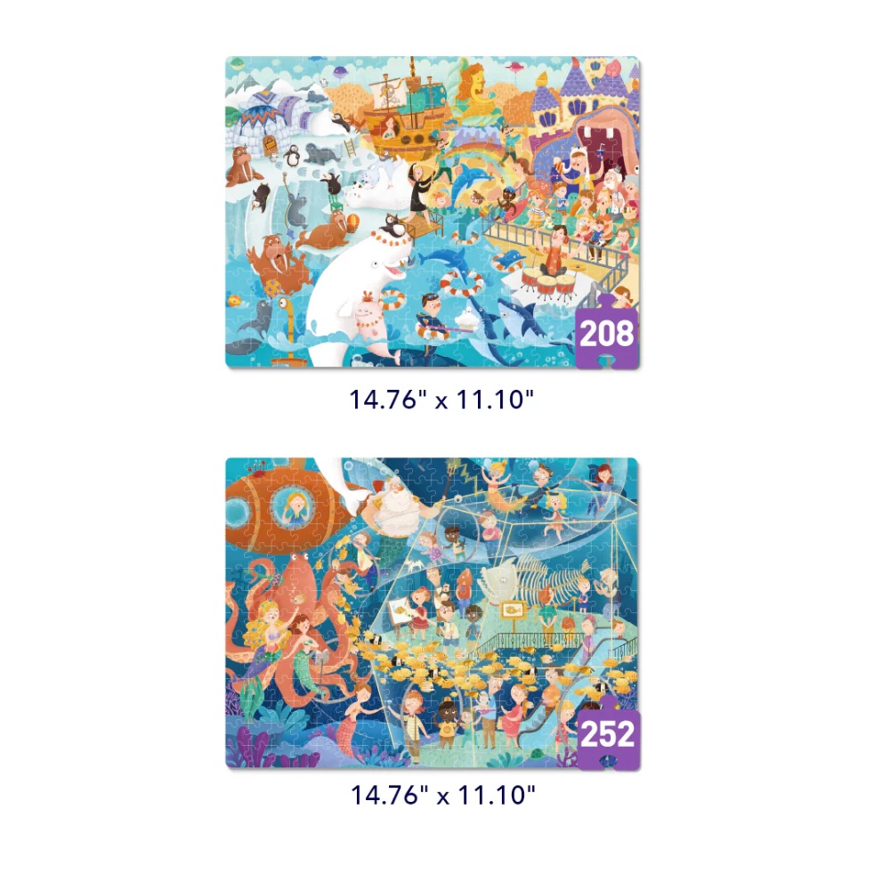 Level Up Jigsaw Puzzle for Kids - 2-in-1 - Level 7 Song Of The Sea
