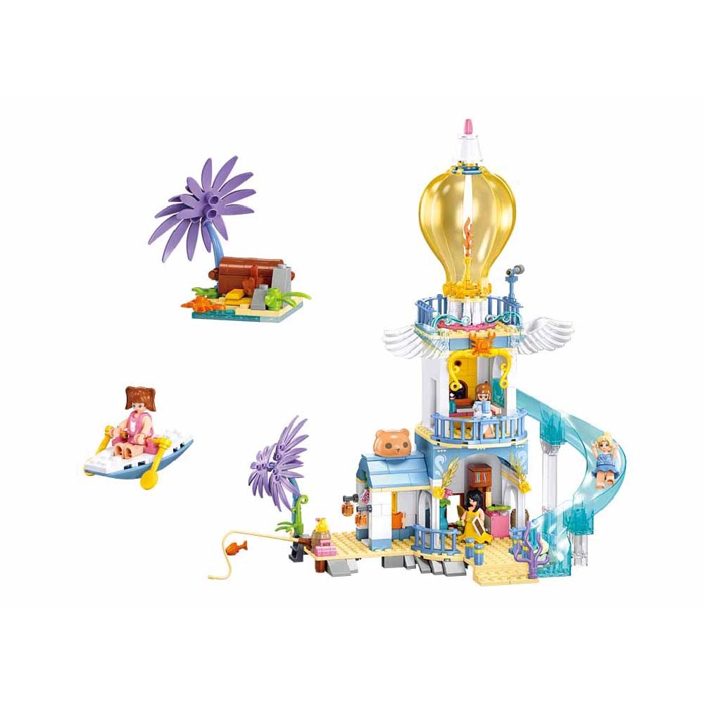 Sluban Building Set: Girls Dream - The Highlanders Lighthouse - 404pcs