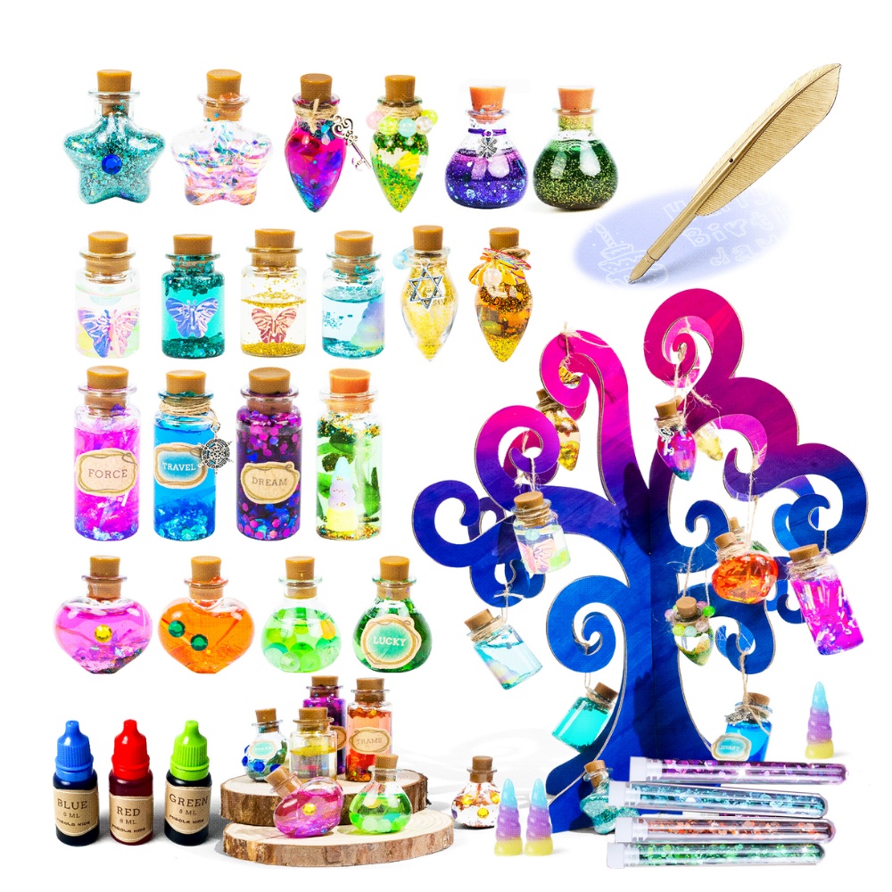 Magical Potions Making Kit - DIY Fairy Potion Bottles Craft Activity for Kids