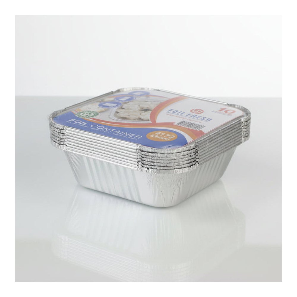 PRE PACK FOIL 4173 534ml + BOARD LID (10) — 10 packs