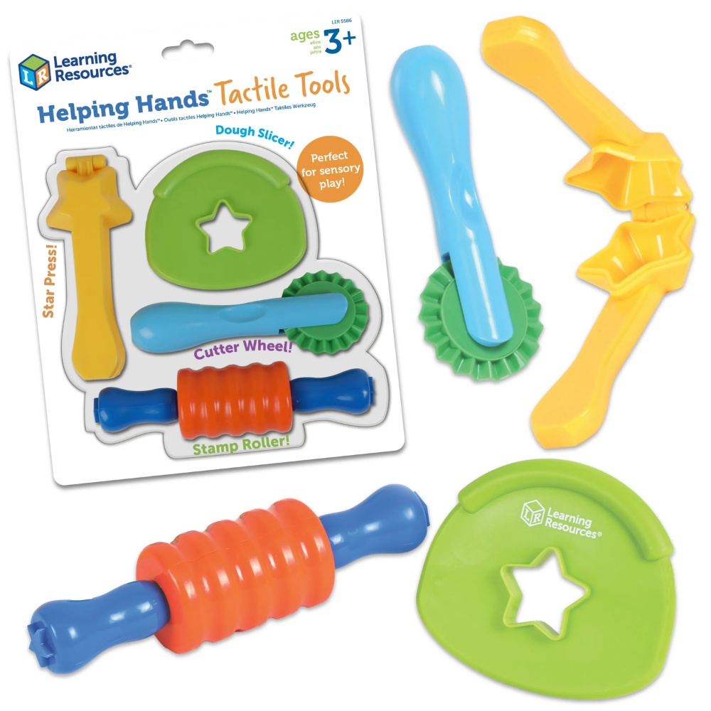 Helping Hands Tactile Dough Tools Set - 4 Pieces