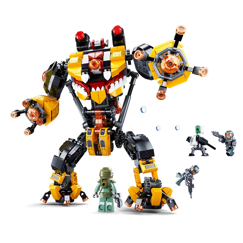 Sluban Building Set: Atomic Storm Uprising - Inquisitor Robot - 668pcs