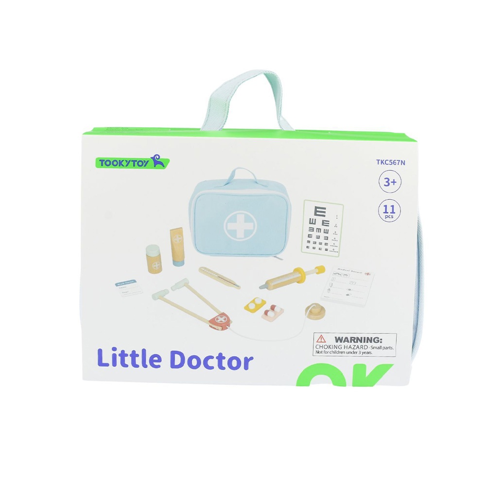 Pretend Play Little Doctor Blue Play Set