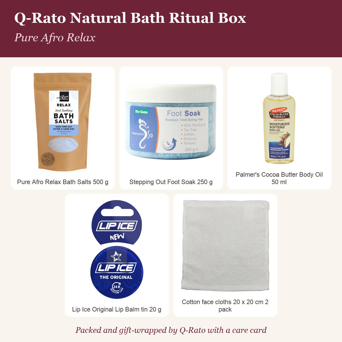 Q-Rato Natural Bath Ritual Box