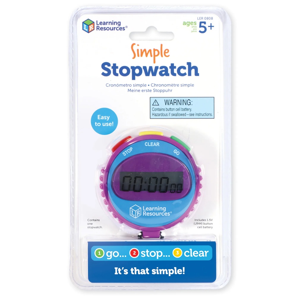 Simple 3 Button Stopwatch for Science, Sport & Math
