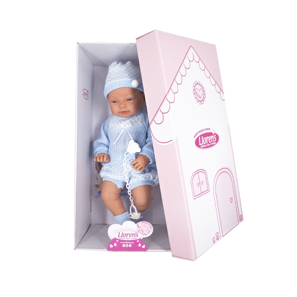 Anatomically Correct Baby Boy Doll with Clothing: Hugo - 45cm